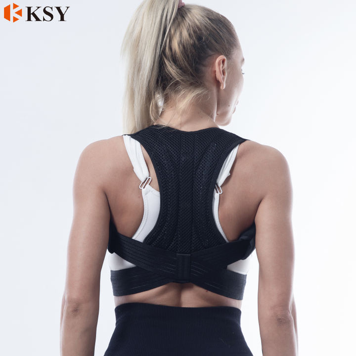Adjustable Back Support Brace For Men Women Neoprene Belt Posture Corrector Discount Wholesale