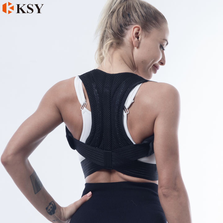Adjustable Back Support Brace For Men Women Neoprene Belt Posture Corrector Discount Wholesale