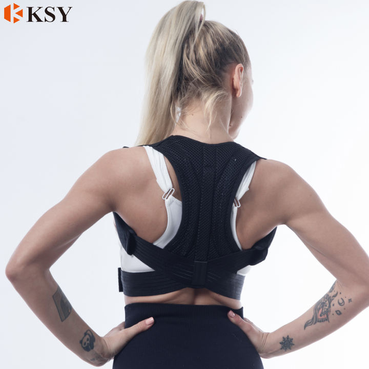 Adjustable Back Support Brace For Men Women Neoprene Belt Posture Corrector Discount Wholesale