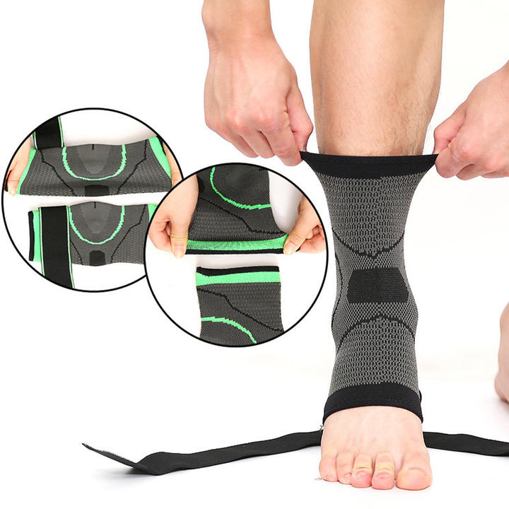 Adjustable Compression Ankle Supports Sleeves Injury Recovery Ankle Brace Football Basketball Ankle Brace Protective