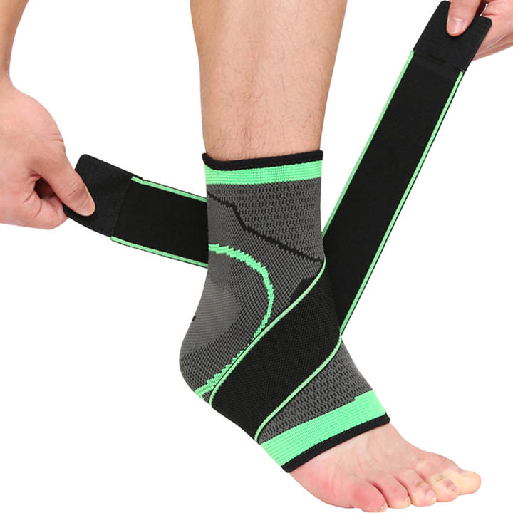 Adjustable Compression Ankle Supports Sleeves Injury Recovery Ankle Brace Football Basketball Ankle Brace Protective