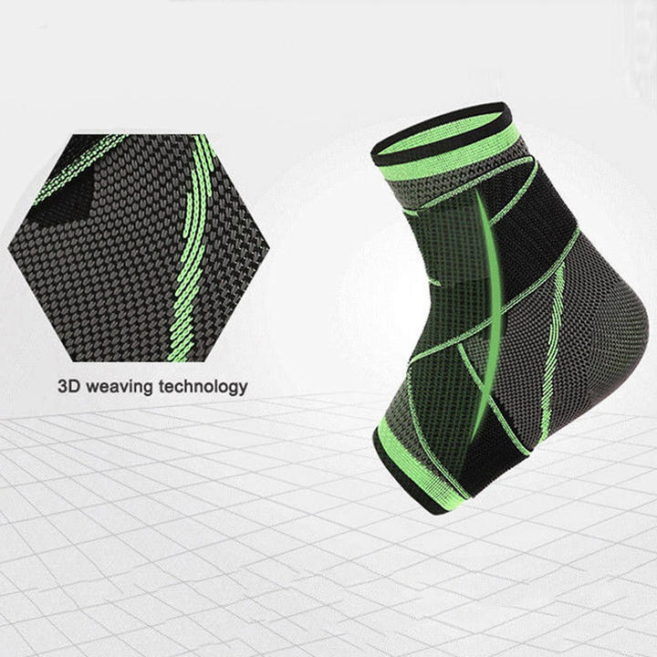 Adjustable Compression Ankle Supports Sleeves Injury Recovery Ankle Brace Football Basketball Ankle Brace Protective