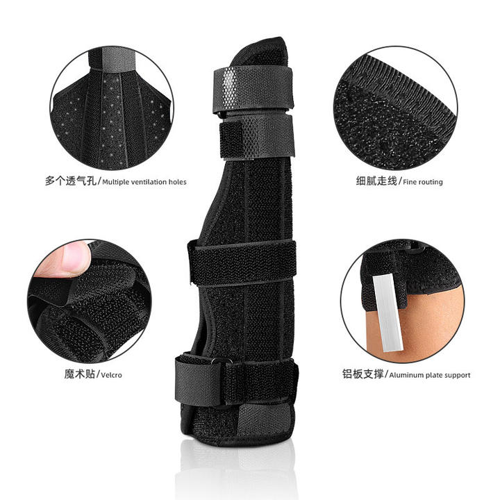 Adjustable Compression Finger Holder Protector Brace Sports Wrist Thumbs Hands Arthritis Splint Support Protective Guard Discount Factory