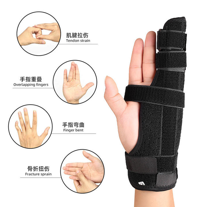 Adjustable Compression Finger Holder Protector Brace Sports Wrist Thumbs Hands Arthritis Splint Support Protective Guard Discount Factory
