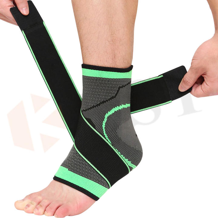 Adjustable Elastic Ankle Support Bandage  Bands Heel Protector Breathable Ankle Brace for Running