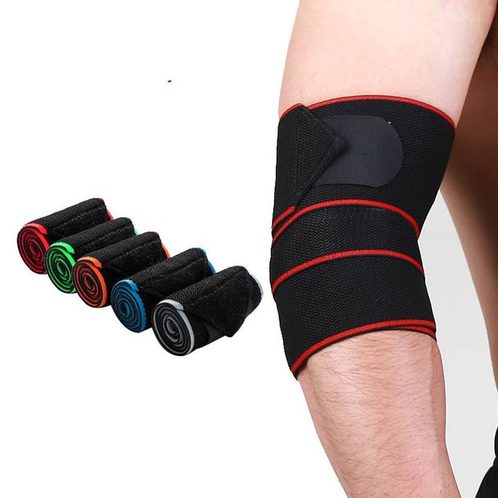 Adjustable Elastic Compression elbow Wrap For sports training, running, climbing elbow Wrap Bandage