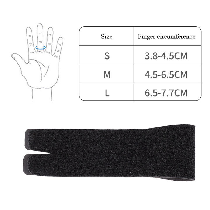 Adjustable Elastic Finger Splint Support Thumb Brace Protector Basketball Volleyball Finger Sleeves High-Quality Wholesale