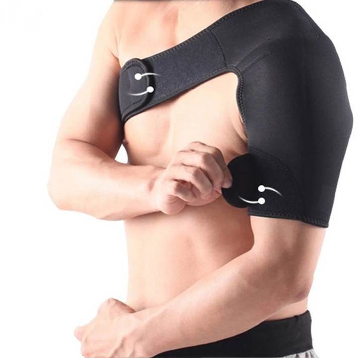 Adjustable Elastic Shoulder Support Brace Sleeve Men Safety Sports Injury Guard Posture Corrector Back Protector