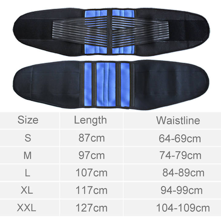 Adjustable Elstiac Waist Support Belt Neoprene Faja Lumbar Back Sweat Belt Fitness Belt Waist Trainer Production Facility Export