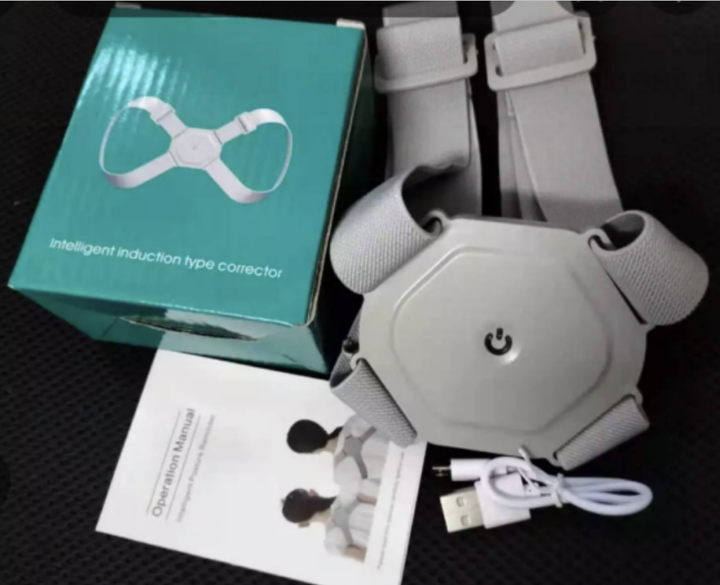 Adjustable Intelligent Sensor Vibration Upper Back Brace Support Smart Posture Corrector Industrial Supplier Supply