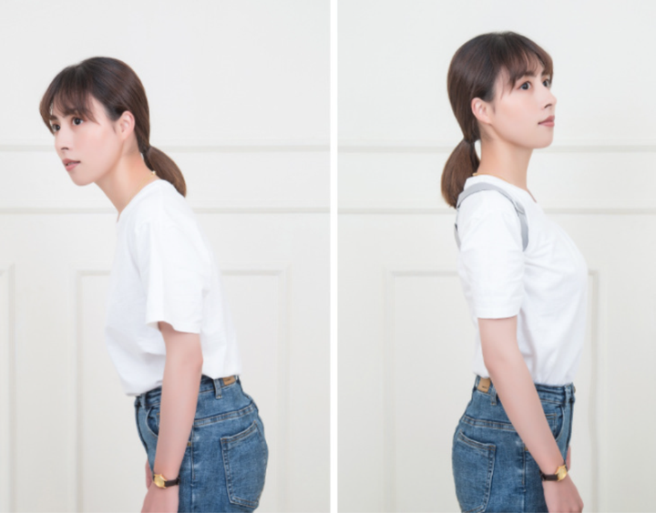 Adjustable Intelligent Sensor Vibration Upper Back Brace Support Smart Posture Corrector Industrial Supplier Supply
