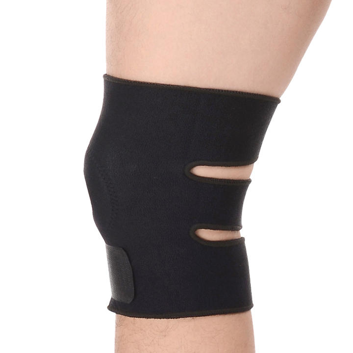 Adjustable Knee Support Gel Pads Compression Wrap Metal Side Stabilizers Knee Brace For Arthritis Pain