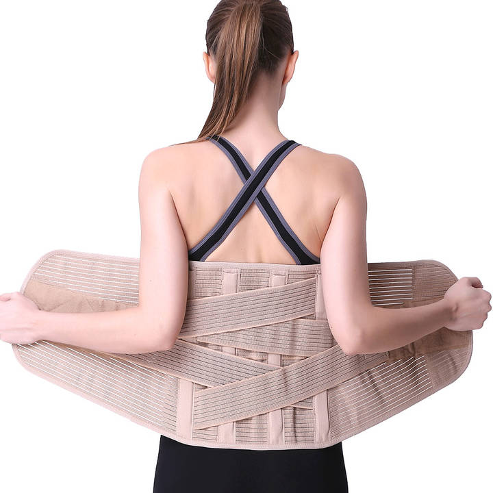 Adjustable Lumbar Back Support Waist Belt for Back Pain Relief High Compression Waist Trainer waist support lower back brace