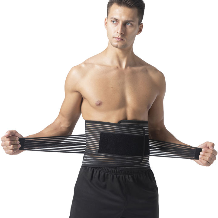 Adjustable Lumbar Pad Lower Back Brace Lumbar Spine Support Belt Waist Back Pain Relief Low-Cost Manufacturing