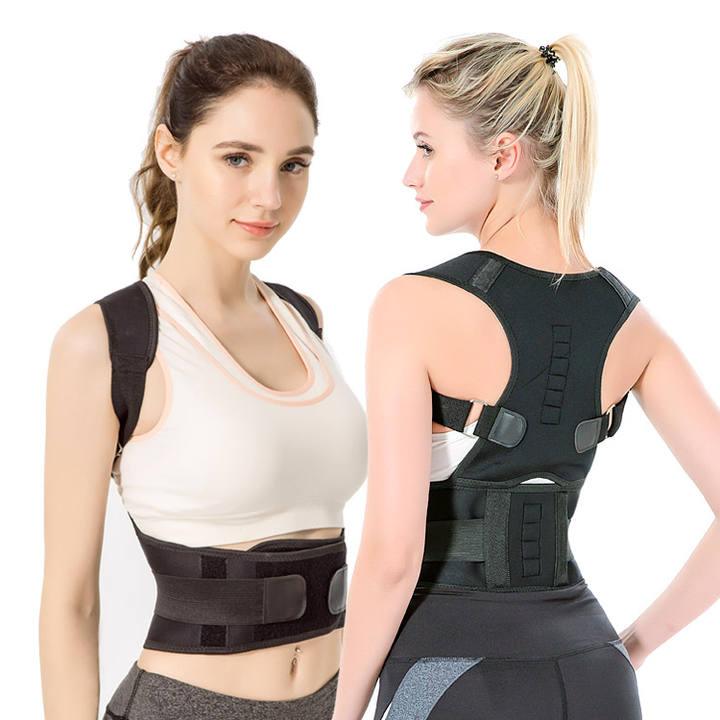 Adjustable Magnetic Shoulder Posture Corrector Upper Back Support Brace Belt