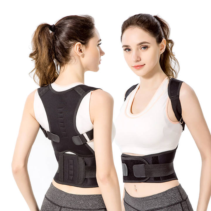 Adjustable Magnetic Shoulder Posture Corrector Upper Back Support Brace Belt