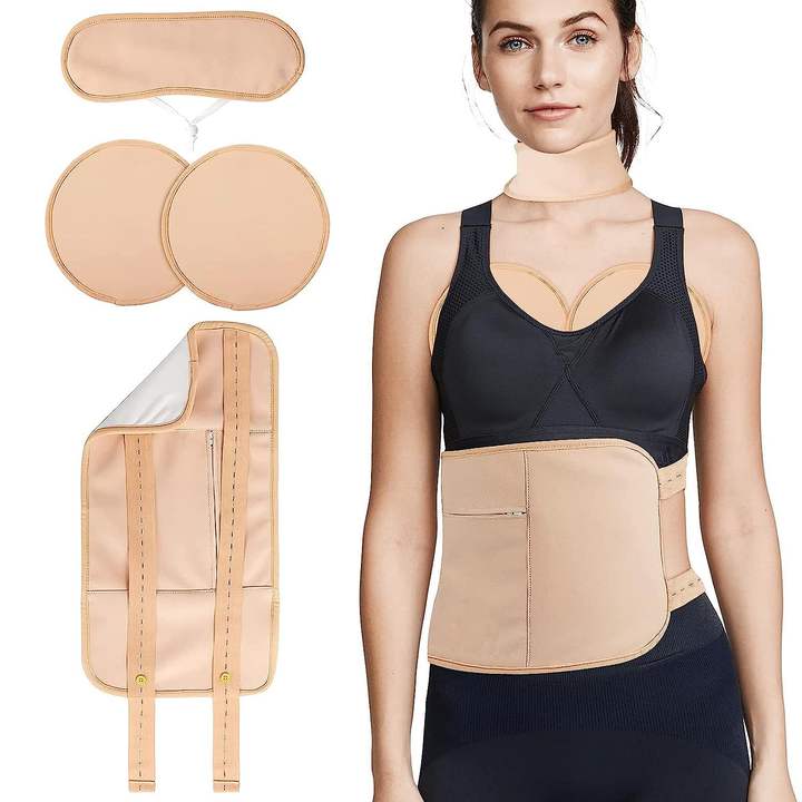 Adjustable Neck and Waist Wrap Compress Pad Castor Oil Pack for Liver Detox Factory to Consumer Operations