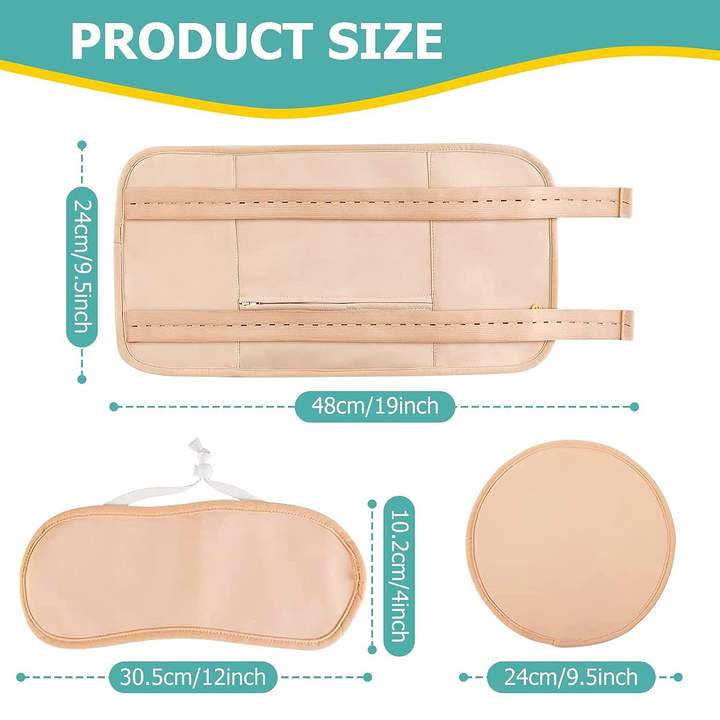 Adjustable Neck and Waist Wrap Compress Pad Castor Oil Pack for Liver Detox Factory to Consumer Operations