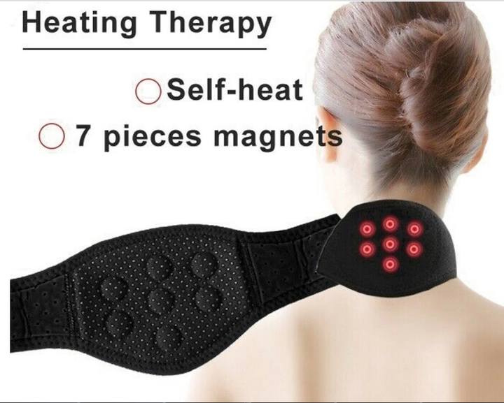 Adjustable Neoprene Tourmaline Magnetic Neck Brace Cervical Collar in Physical Therapy Equipment Trade Factory Direct