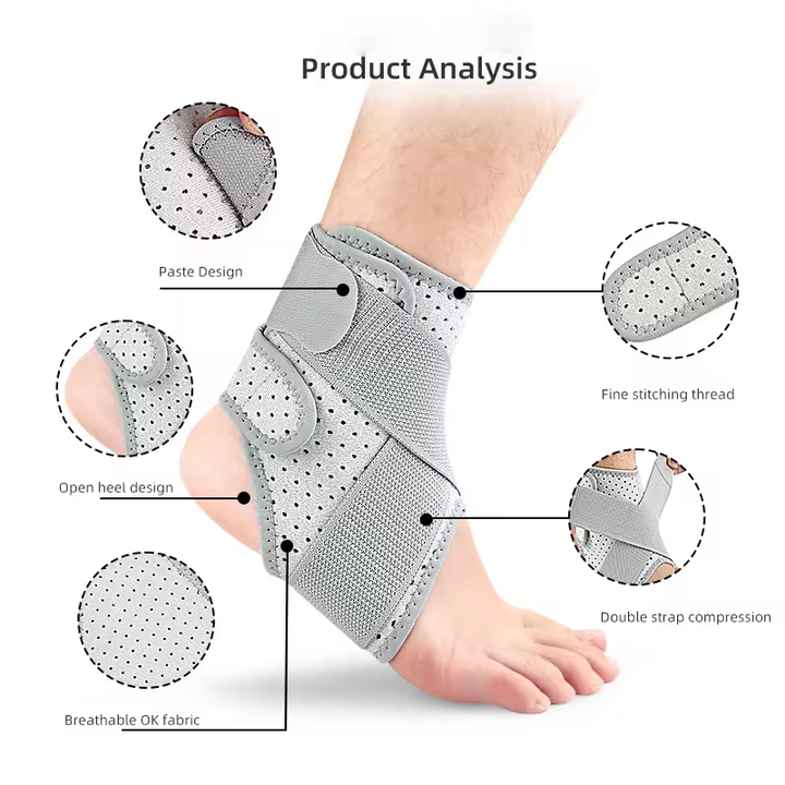Adjustable Neoprene Waterproof Ankle Support Sports Footwear Ankle Guards Strap Sleeve Mass Wholesale Custom Solutions