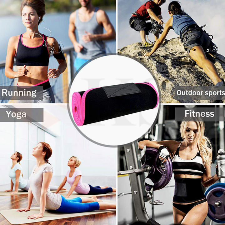 Adjustable Neoprene waist trimmer back support belt women sports fitness workout sauna sweat bands for slimming