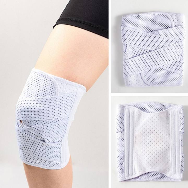 Adjustable One Size Fits Breathable Spring Support Knee Brace For Running OEM Wholesale