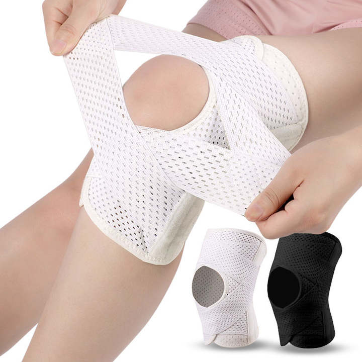 Adjustable One Size Fits Breathable Spring Support Knee Brace For Running OEM Wholesale