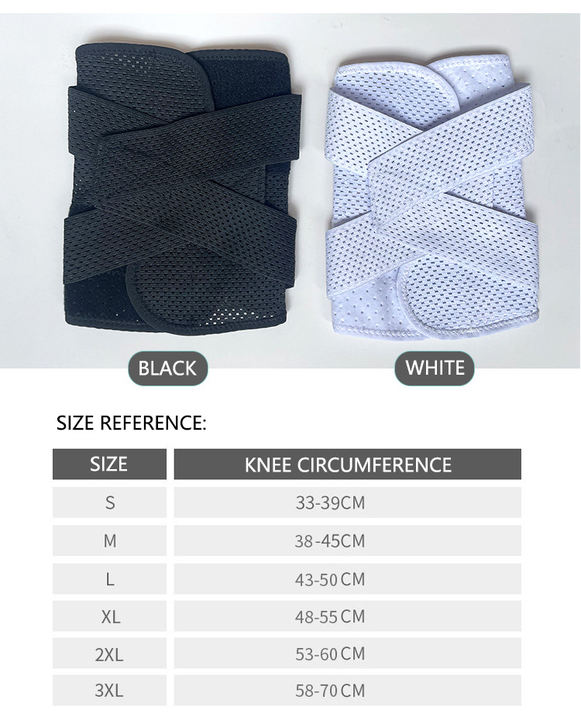 Adjustable One Size Fits Breathable Spring Support Knee Brace For Running OEM Wholesale