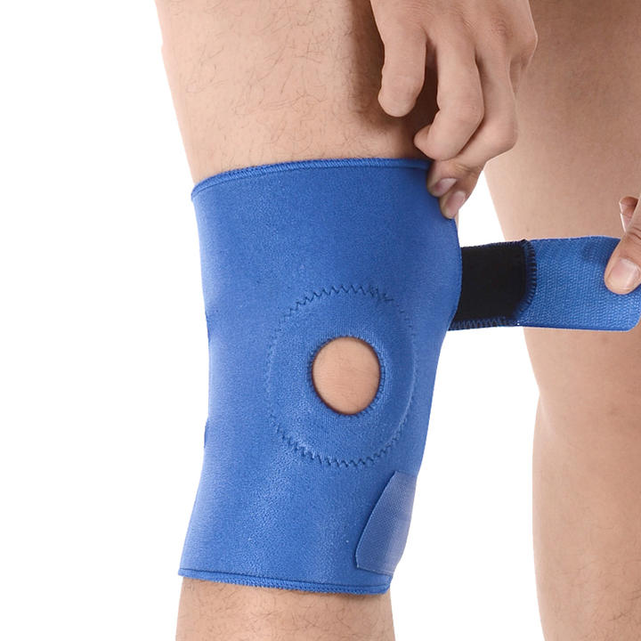 Adjustable Patella Silica Gel Shock Absorption Strap Spring Support Sports Knee Pads for Arthritis Pain Relief Large Order Wholesale Outlet