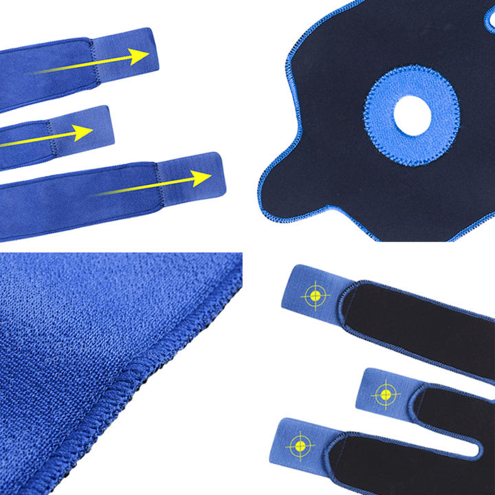 Adjustable Patella Silica Gel Shock Absorption Strap Spring Support Sports Knee Pads for Arthritis Pain Relief Large Order Wholesale Outlet