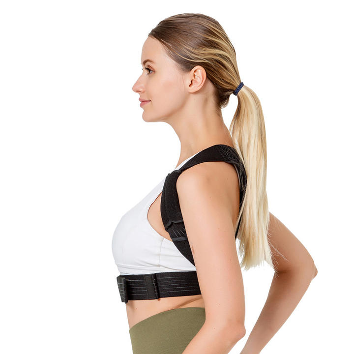 Adjustable Posture Corrector Breathable Back Straightener Upper Back Brace Providing Pain Relief From Neck Shoulder Factory Wholesale Trade