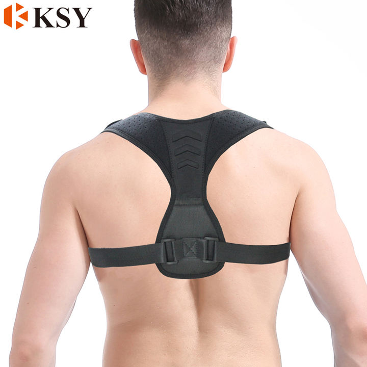 Adjustable Posture Corrector Shoulder Lumbar Brace Support Corset Back Belt for Men and Women China Manufacturing