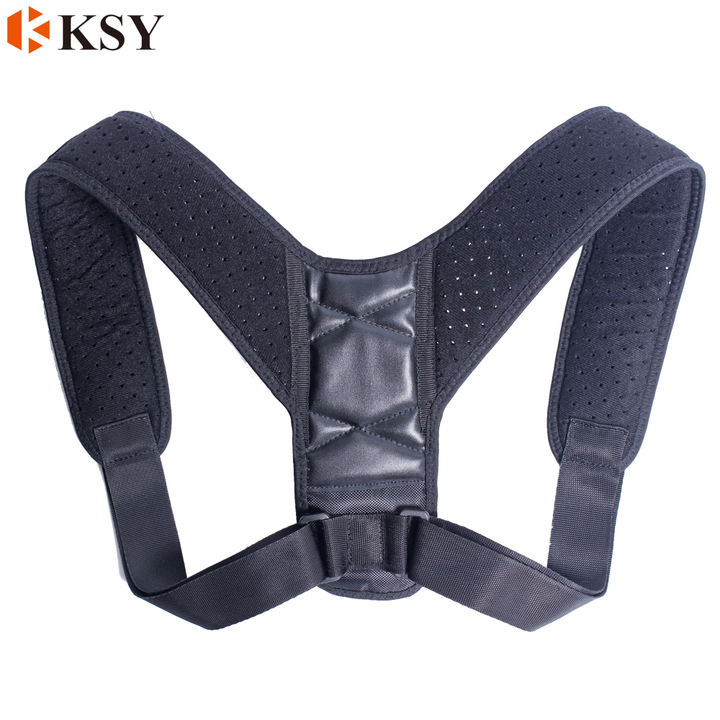 Adjustable Shoulder Breathable Spine Support Comfortable Upper Back Brace Posture Corrector for Men and Women