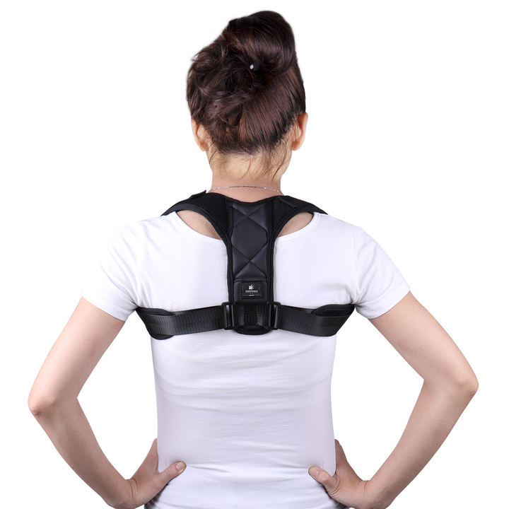 Adjustable Shoulder Breathable Spine Support Comfortable Upper Back Brace Posture Corrector for Men and Women