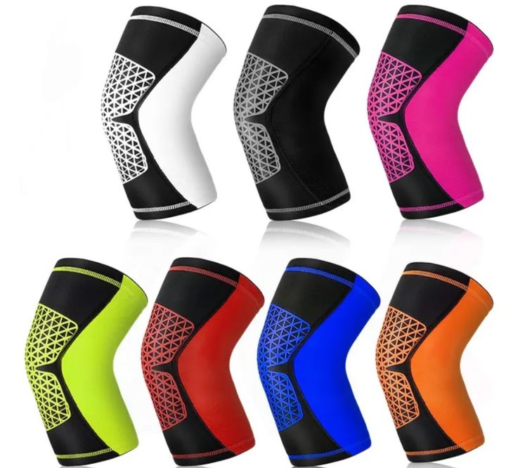 Adjustable Silicone Knee Brace Sports Bind Knee Sleeve Nylon Knee Support Direct Trade Wholesale