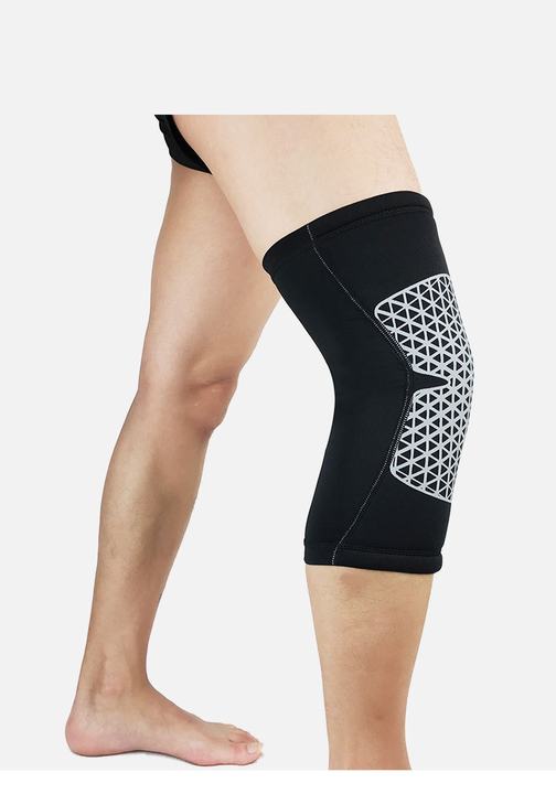 Adjustable Silicone Knee Brace Sports Bind Knee Sleeve Nylon Knee Support Direct Trade Wholesale