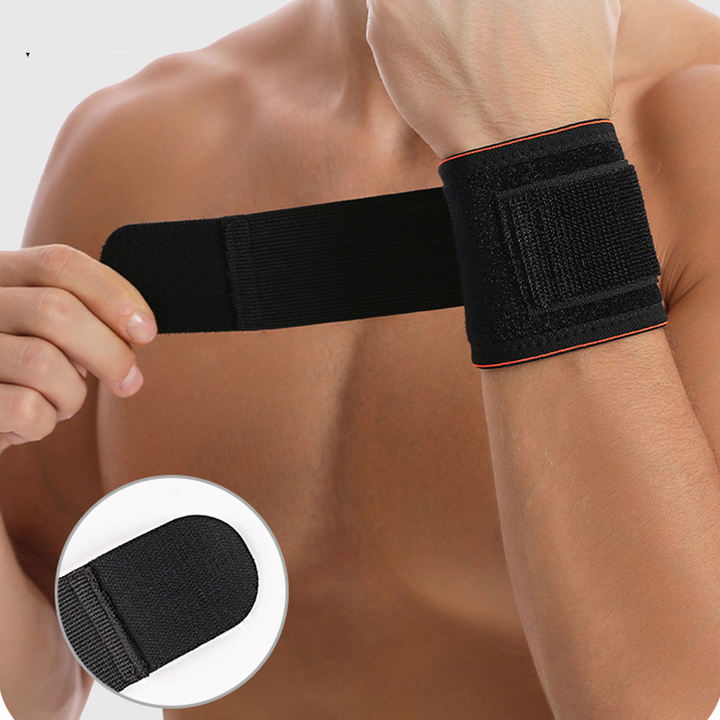 Adjustable Sport Wristband Wrist Brace Wrap Bandage Support Band Gym Strap Safety sports wrist protector Hand Bands