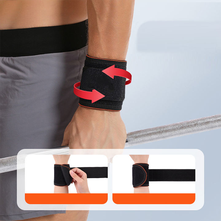 Adjustable Sport Wristband Wrist Brace Wrap Bandage Support Band Gym Strap Safety sports wrist protector Hand Bands