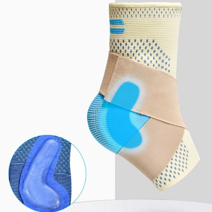 Adjustable Sports Basketball Neoprene Ankle Support Wrap Ankle Brace Compression Sleeve with silicone pad Custom Manufacturing Custom Solutions