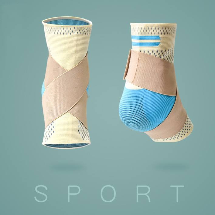 Adjustable Sports Basketball Neoprene Ankle Support Wrap Ankle Brace Compression Sleeve with silicone pad Custom Manufacturing Custom Solutions