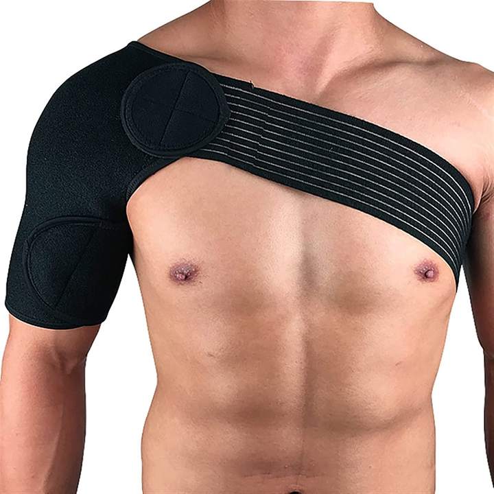Adjustable Sports Care Single Neoprene Brace Strap Arthritis Injury Bandage Wrap Shoulder Support Supplier Wholesale Production