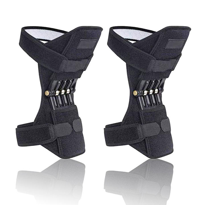 Adjustable Sports Compression Osteoarthritis Neoprene Magnetic Spring Hinged Knee Sleeve Support Brace Strap Stabilizer