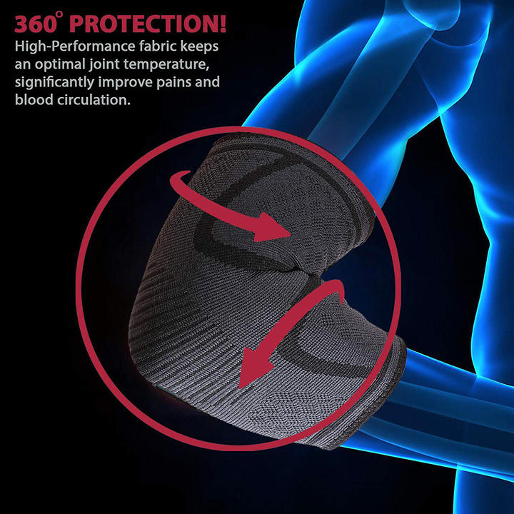 Adjustable Sports Elbow Support High Elastic Elbow Joint Protector foe Sports and Daily Life Wholesale Supplier