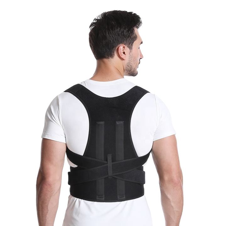 Adjustable back and shoulder posture corrector improve hunchback posture brace straightening support belt