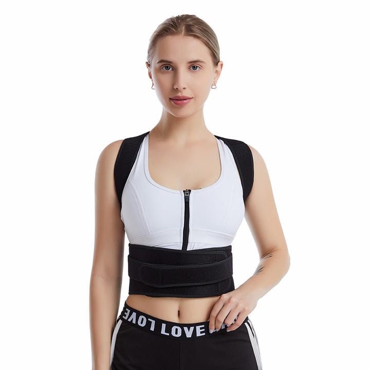 Adjustable back and shoulder posture corrector improve hunchback posture brace straightening support belt China Factory Supply Services