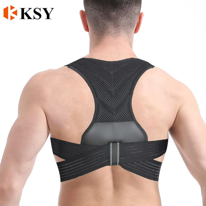 Adjustable back posture corrector belt shoulder brace clavicle support upper back posture corrector