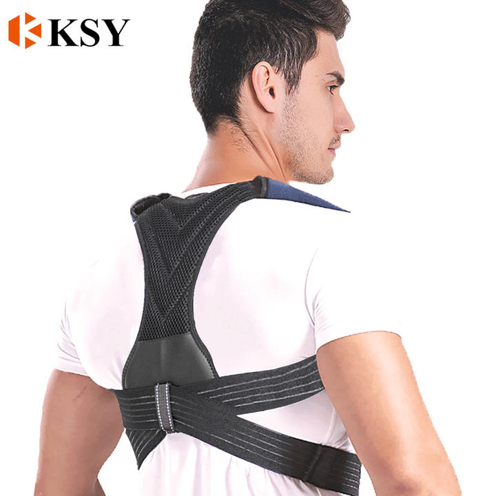 Adjustable back posture corrector belt shoulder brace clavicle support upper back posture corrector