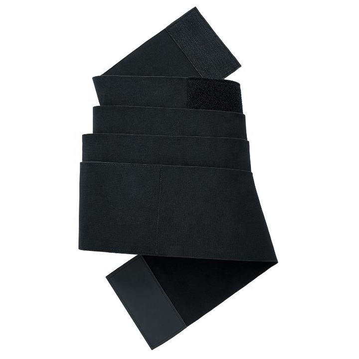 Adjustable black tummy bandage body stomach wrap snatch me up bandage tummy waist strap wrap band belt Industrial Wholesale Pricing