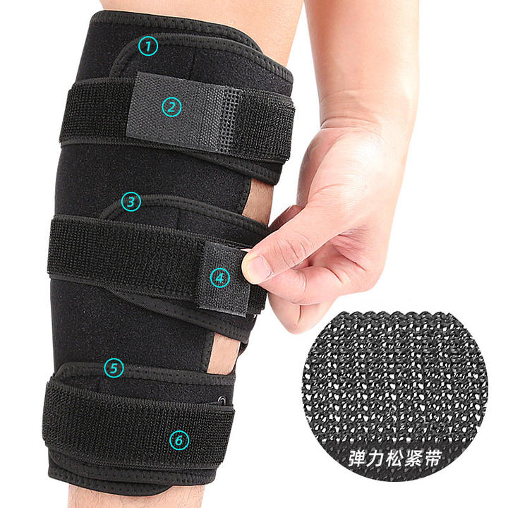 Adjustable calf support Calf compression sleeve pressure strip wrapped pressure guard calf