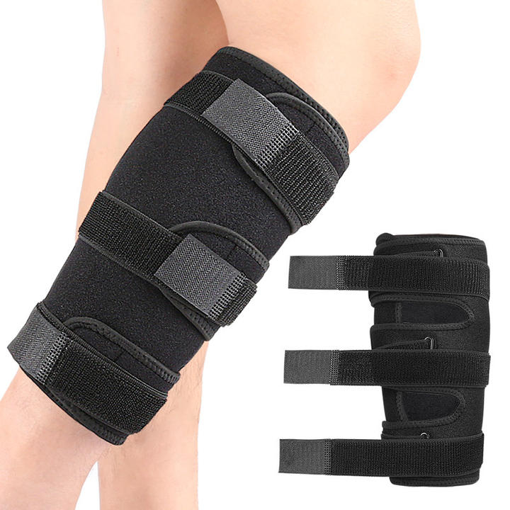 Adjustable calf support Calf compression sleeve pressure strip wrapped pressure guard calf